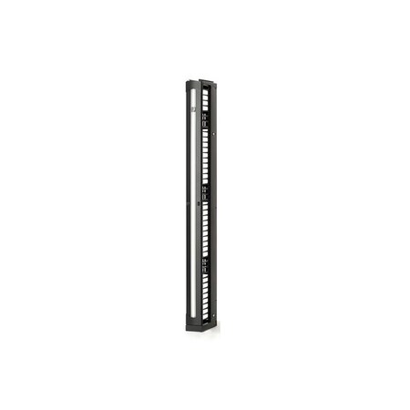 Chatsworth Products Cpi EVOLUTION G1 VERT CABLE MGR, SNGL-SIDED, 84"'HX10"WX13.2"D, BLACK 35513-703